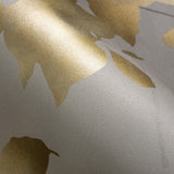 Veer Decor Afterglow Leaves Gold Wall Mural