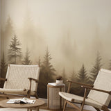 Veer Decor Silent Woods Beige Wall Mural
