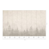 Veer Decor Silent Woods Cream Wall Mural