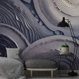 Veer Decor Wheels of Time Silver Wall Mural