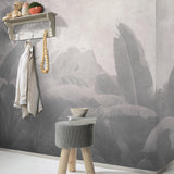 Veer Decor Tropical Haze Grey Wall Mural