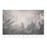 Veer Decor Tropical Haze Grey Wall Mural