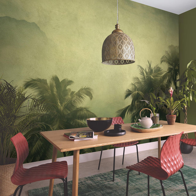 Veer Decor Coco Island Green Wall Mural