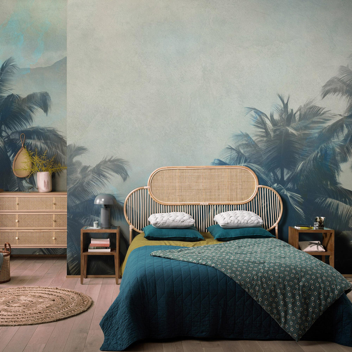 Veer Decor Coco Island Blue Wall Mural