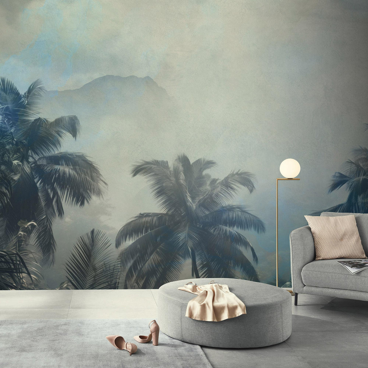 Veer Decor Coco Island Blue Wall Mural