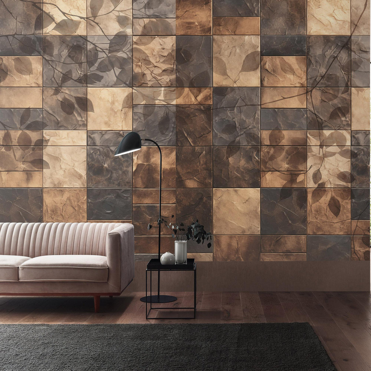 Veer Decor Canopy Mosaic Gold Wall Mural
