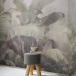 Veer Decor Jungle Veil Grey Wall Mural