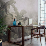 Veer Decor Jungle Veil Grey Wall Mural