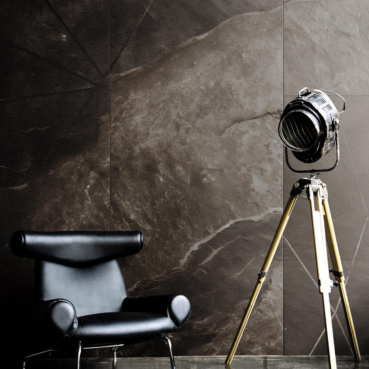 Veer Decor Crosslight Silver Wall Mural