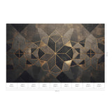 Veer Decor Gilded Star Gold Wall Mural