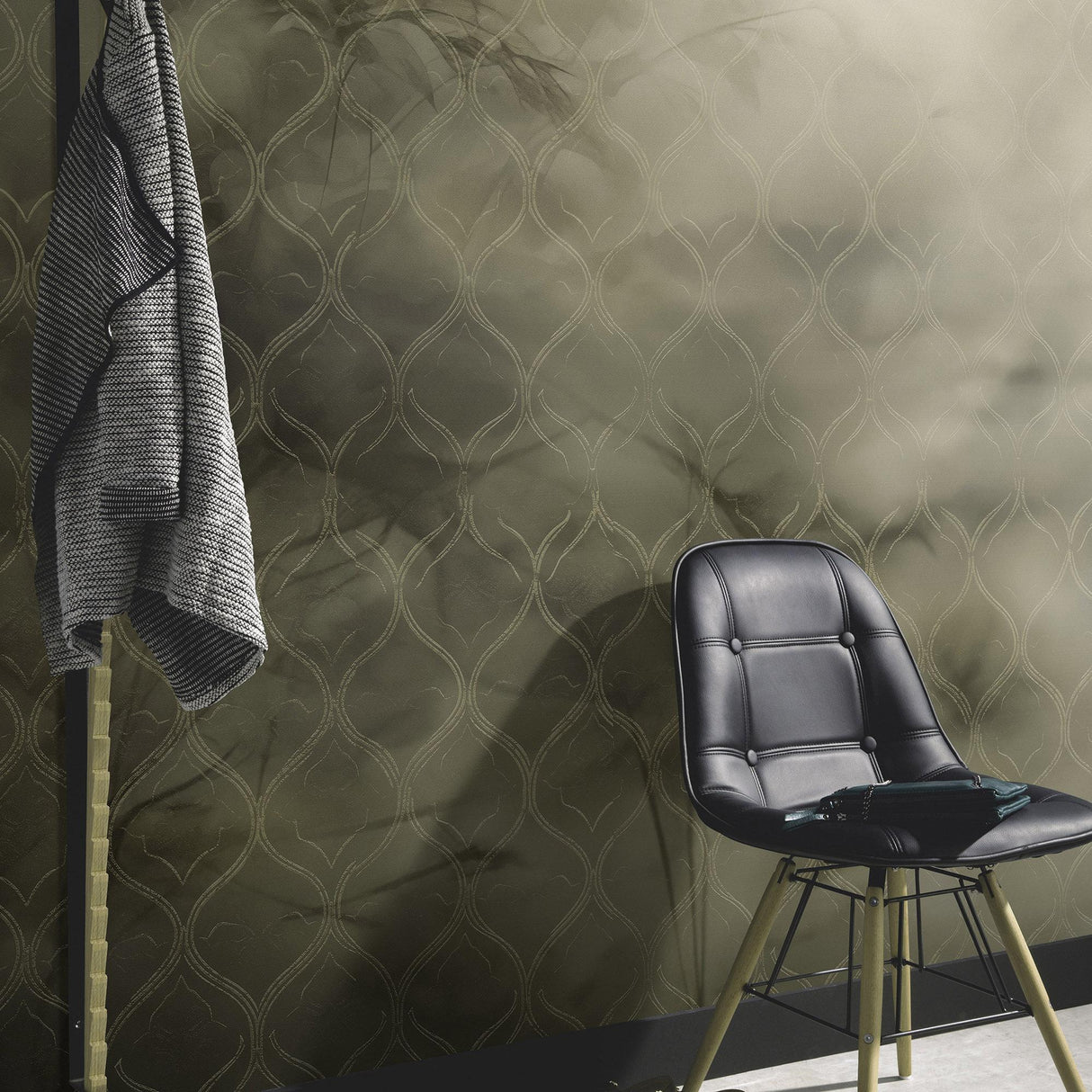 Veer Decor Mystic Garden Grey Wall Mural