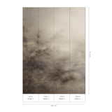 Veer Decor Mystic Garden Grey Wall Mural