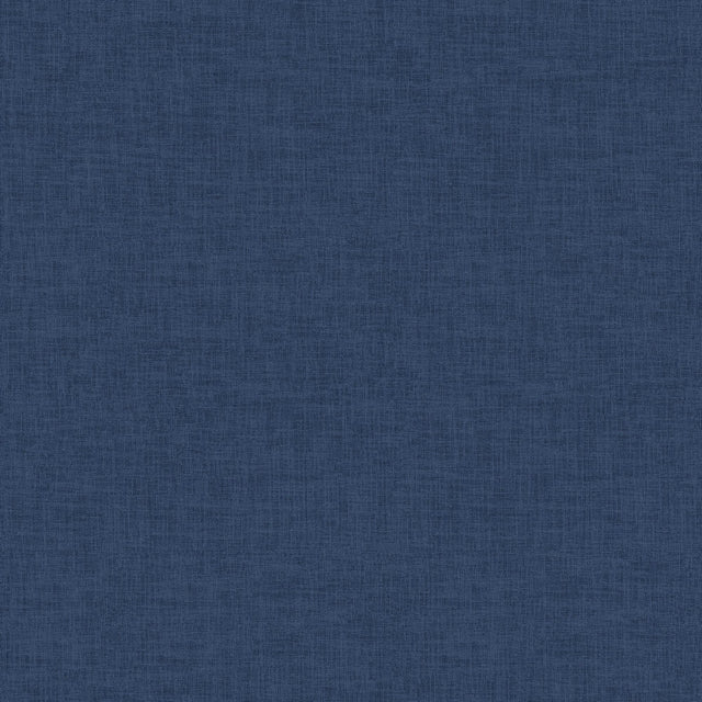 Veer Decor Antibes Linen Weave Texture Navy Wallpaper