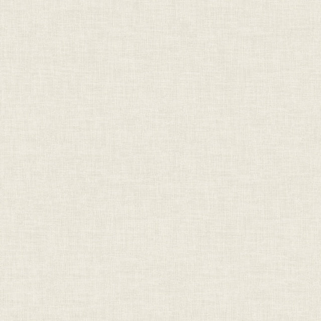 Veer Decor Antibes Linen Weave Texture Cream Wallpaper