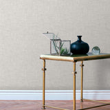 Veer Decor Antibes Linen Weave Texture Light Grey Wallpaper