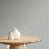Veer Decor Antibes Linen Weave Texture Blue Wallpaper
