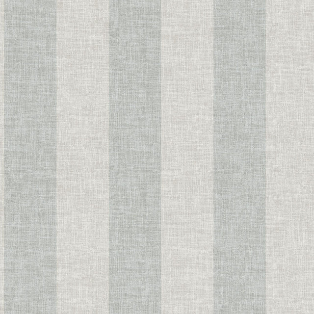 Veer Decor Antibes Linen Stripes Blue Wallpaper