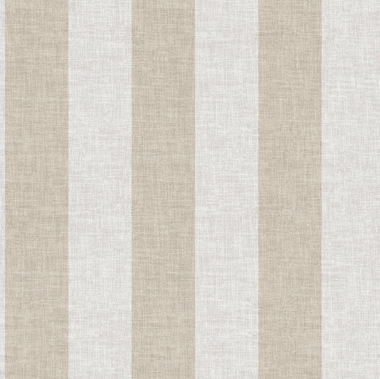 Veer Decor Antibes Linen Stripes Taupe Wallpaper
