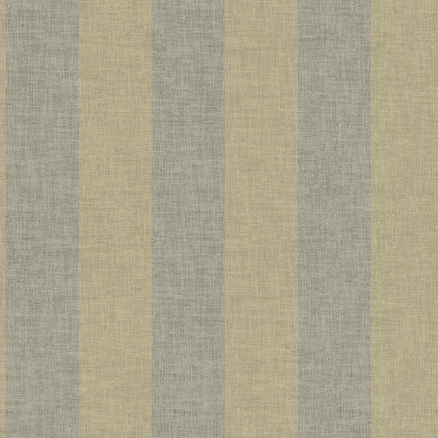 Veer Decor Antibes Linen Stripes Sage Wallpaper