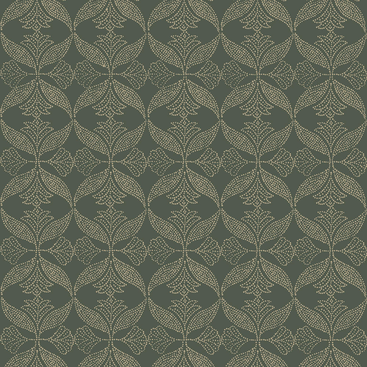 Veer Decor Ornament Green Wallpaper
