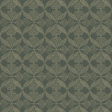 Veer Decor Ornament Green Wallpaper