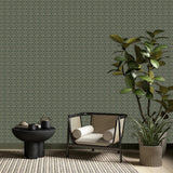 Veer Decor Ornament Green Wallpaper