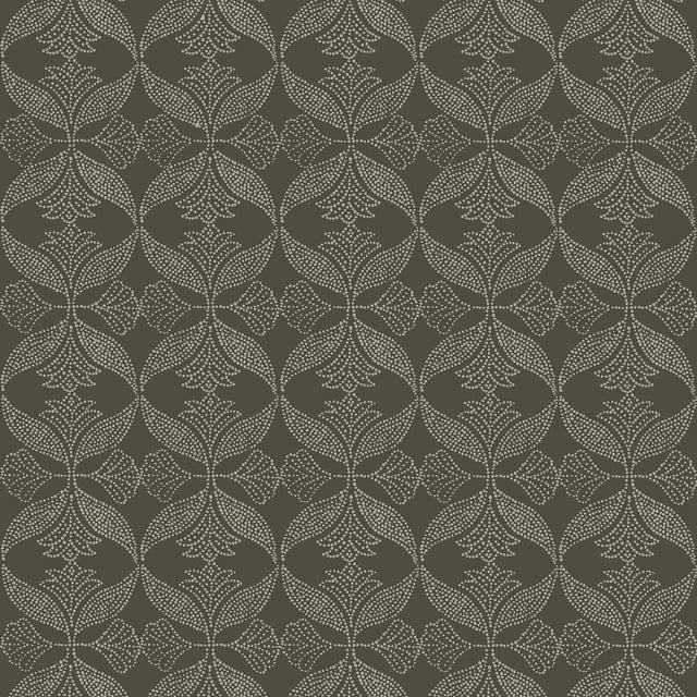 Veer Decor Ornament Brown Wallpaper