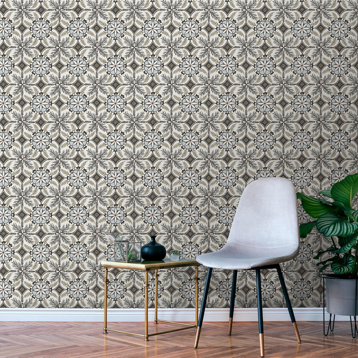 Veer Decor Morocco Taupe Wallpaper
