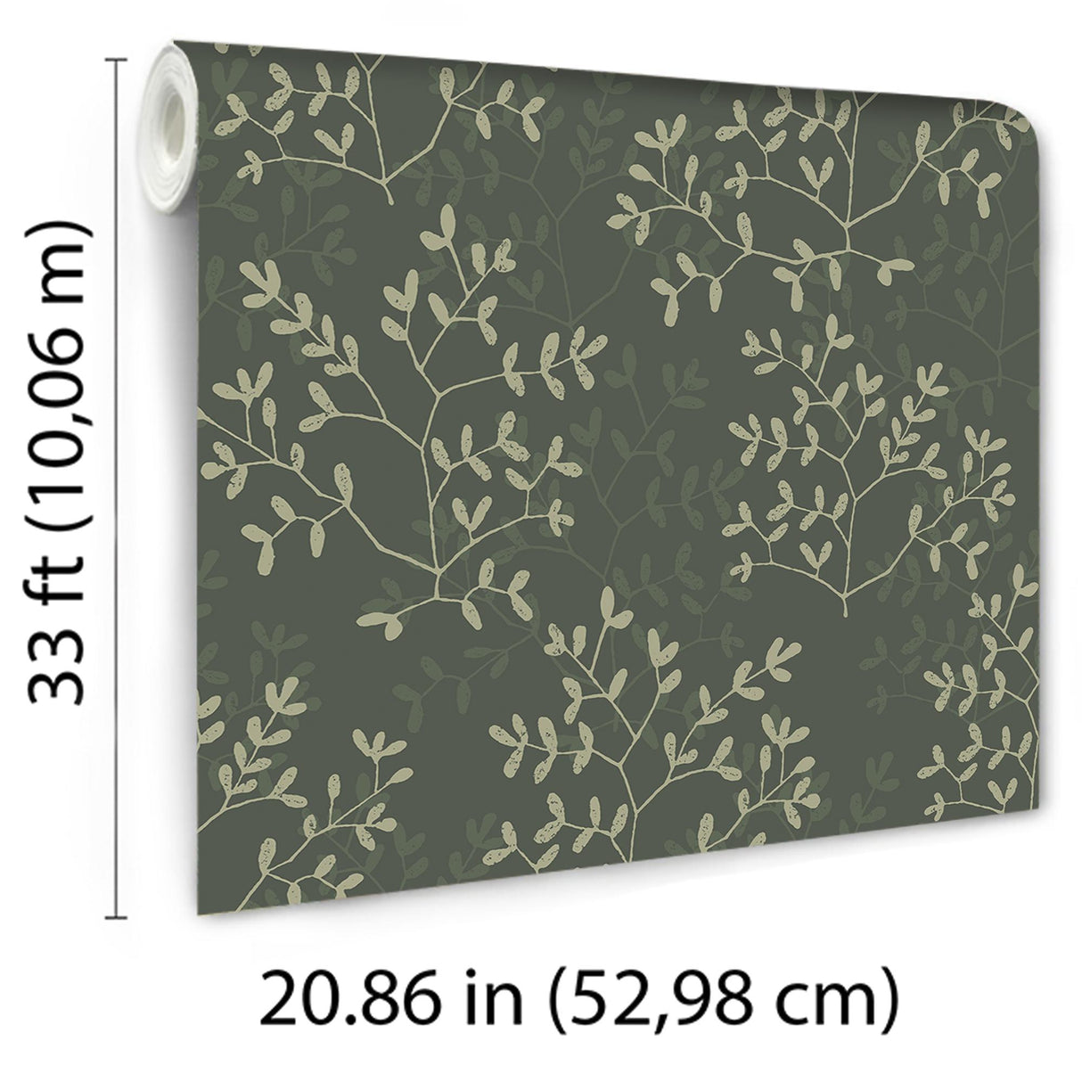 Veer Decor Antibes Branches Green Wallpaper