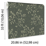 Veer Decor Antibes Branches Green Wallpaper