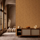 Veer Decor Quercus Leaves Brown Wallpaper
