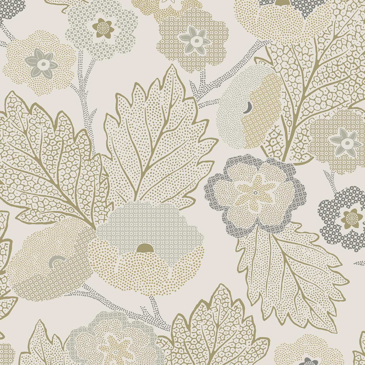 Veer Decor Antibes Flora Beige Wallpaper