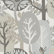 Veer Decor Antibes Nature Forest Grey Wallpaper
