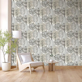 Veer Decor Antibes Nature Forest Grey Wallpaper