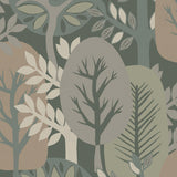 Veer Decor Antibes Nature Forest Green Wallpaper