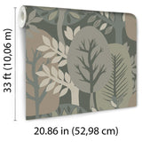 Veer Decor Antibes Nature Forest Green Wallpaper