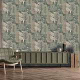 Veer Decor Antibes Nature Forest Green Wallpaper