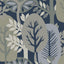 Veer Decor Antibes Nature Forest Navy Wallpaper