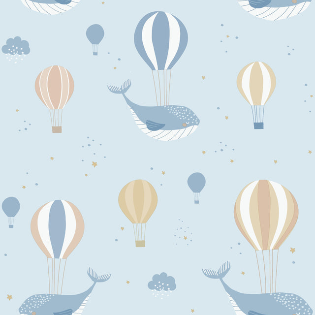 Veer Decor Celestial Sea Blue Wallpaper
