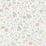 Veer Decor Bramble & Bloom Blue Wallpaper