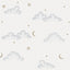 Veer Decor Moonlit Mist White Wallpaper