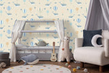 Veer Decor Celestial Sea Yellow Wallpaper