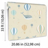 Veer Decor Celestial Sea Yellow Wallpaper
