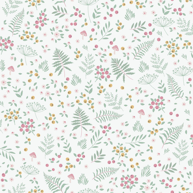 Veer Decor Bramble & Bloom Pink Wallpaper
