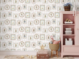 Veer Decor Woodland Gallery Pink Wallpaper