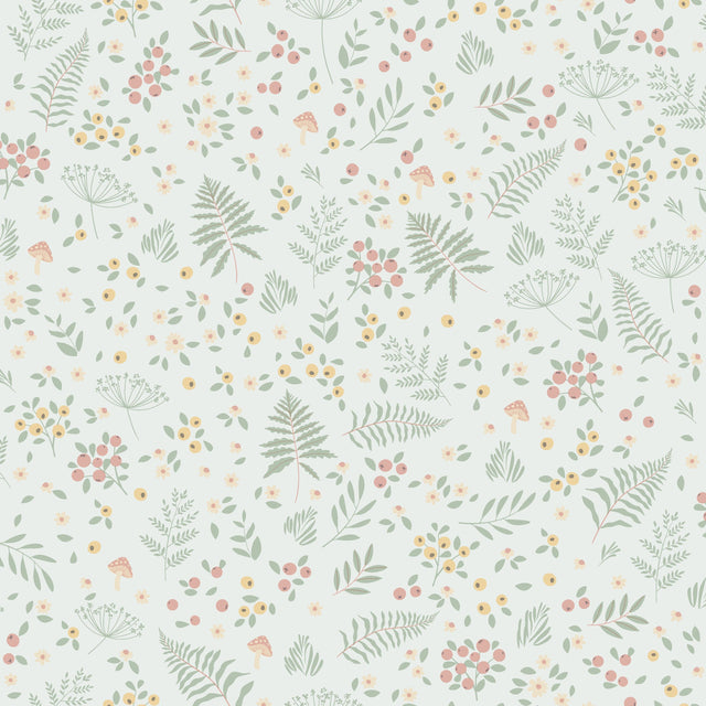Veer Decor Bramble & Bloom Green Wallpaper