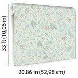 Veer Decor Bramble & Bloom Green Wallpaper