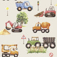 Veer Decor Little Builders Beige Wallpaper