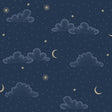 Veer Decor Moonlit Mist Navy Blue Wallpaper