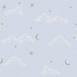 Veer Decor Moonlit Mist Blue Wallpaper